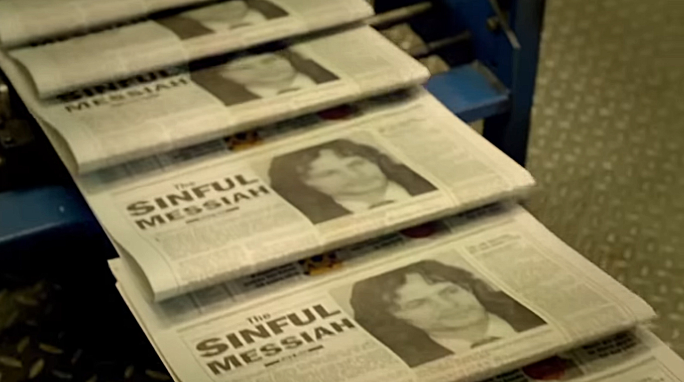 David Koresh na naslovnici novina