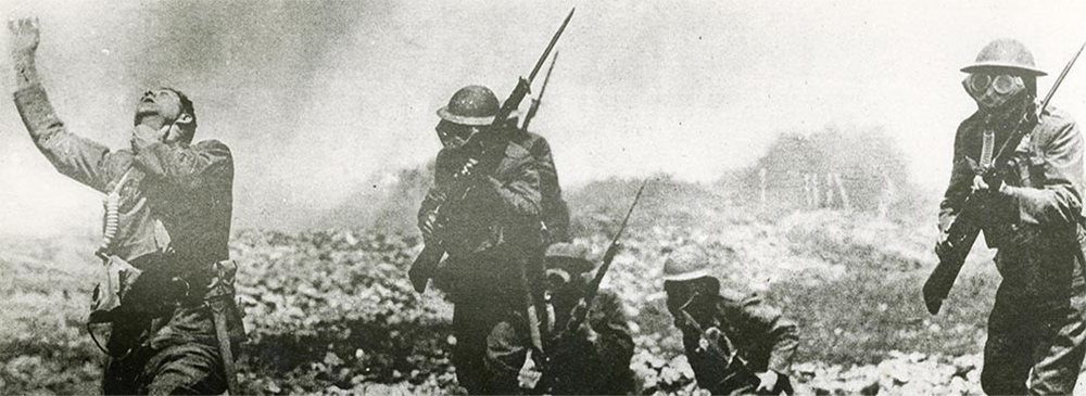 vojnici s gas maskama