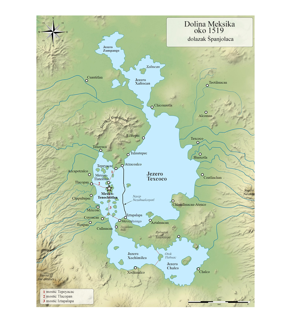 karta astečkog carstva