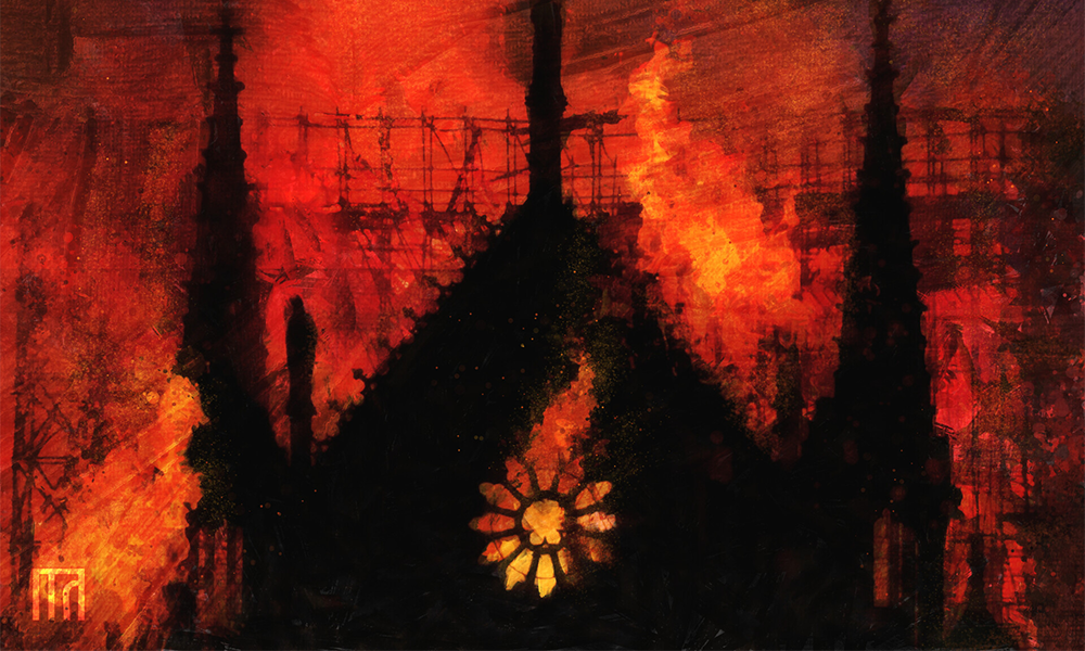 katedrala Notre-Dame u plamenu