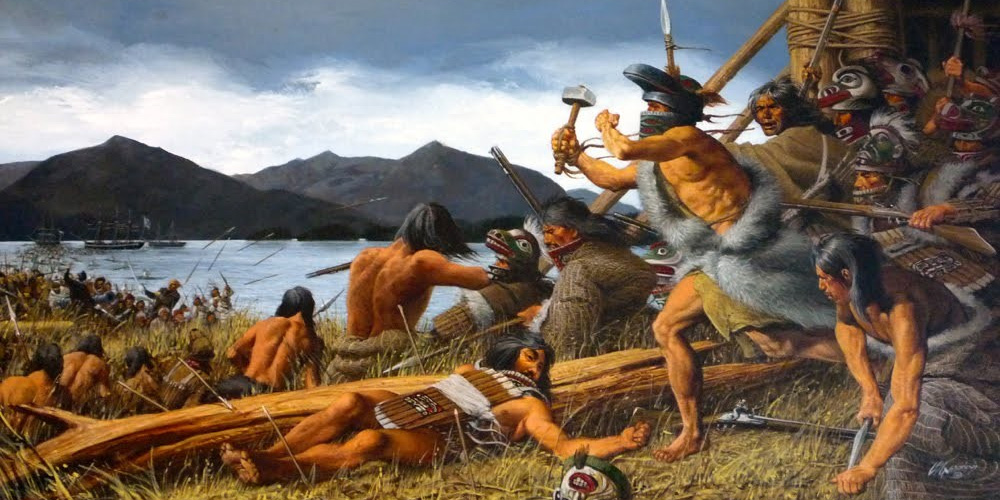 Tlingiti se bore protiv Rusa