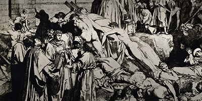 mrtvi pogođeni kugom