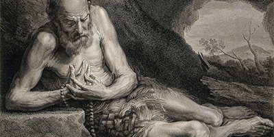 srednjovjekovni pustinjak